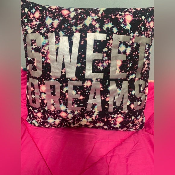 NEW VS PINK GALAXY THROW PILLOW SWEET
DREAMS - Picture 3 of 7